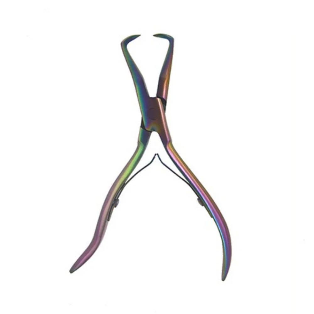 

Профессиональные плоскогубцы для наращивания волос с двумя крючками для микроколец и инструменты для удаления клея Fusion