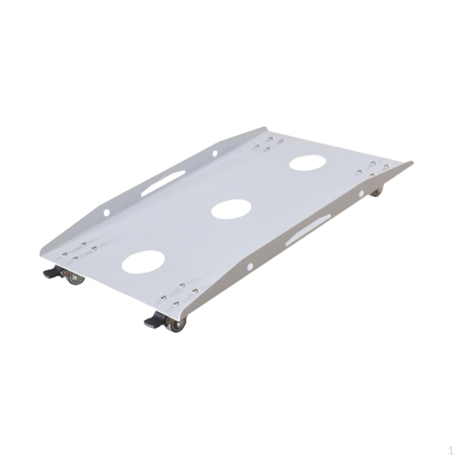 

CPU Holder Stand Ventilated Computer Floor Cart Protective Desktop PC Mobile білий