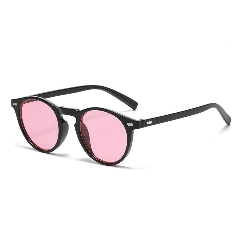 New Vintage Round Sunglasses UV400 Protection Sturdy Metal Frame Fashion Eyewear for Men Trendy Sunscreen Shades