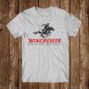 Winchester Firearms Men's Grey Size S-5XL