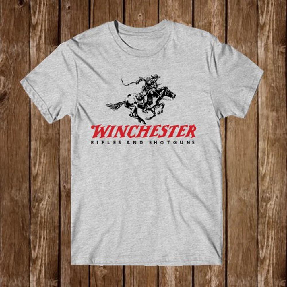 Winchester Firearms Men s Grey Size S-5XL 3XL