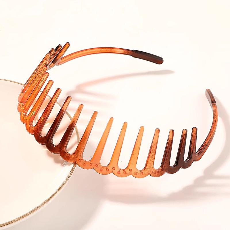 Women's Non-slip Black Headband with Teeth for Face Washing & Facial Masks