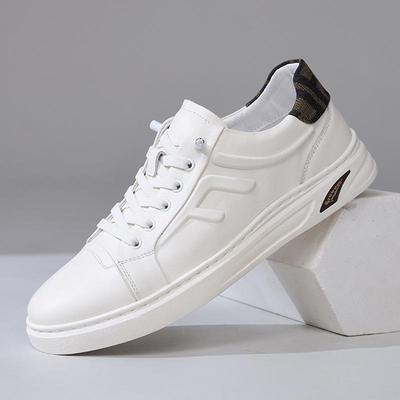 Autumn 2025 Trendy Men's Genuine Leather Slip-on Casual Sneakers 1292