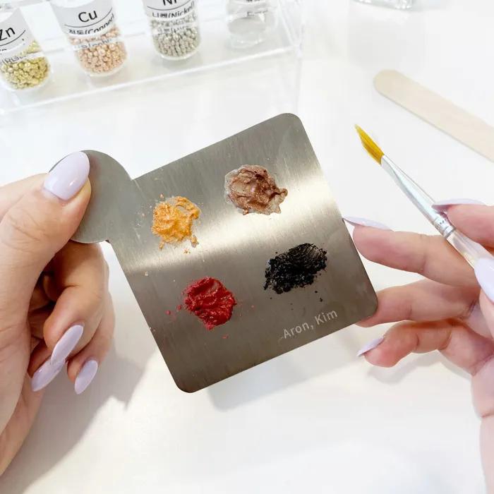 Silver Circle Makeup Palette