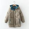 Women's Winter Medium-length Hooded Warm Cotton Jacket Fresh Casual Loose Jacket