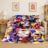 Cartoon Amizing Digtal Circus Pomni Soft Flannel Throw Blanket,Cozy Blanket for Bed,Couch,Sofa,Bedroom,Living Room,Picnic Kid