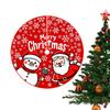Small Tree Skirt 35inch Winter Red Indoor Outdoor Decor Christmas Tree Rug Base Cover For New Year Home Dorm Apartment Bedroom