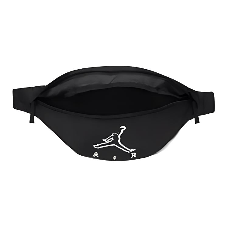 New Jordan Polyester Sling Bag, Fanny Pack Regular Unisex Black DV5281-010