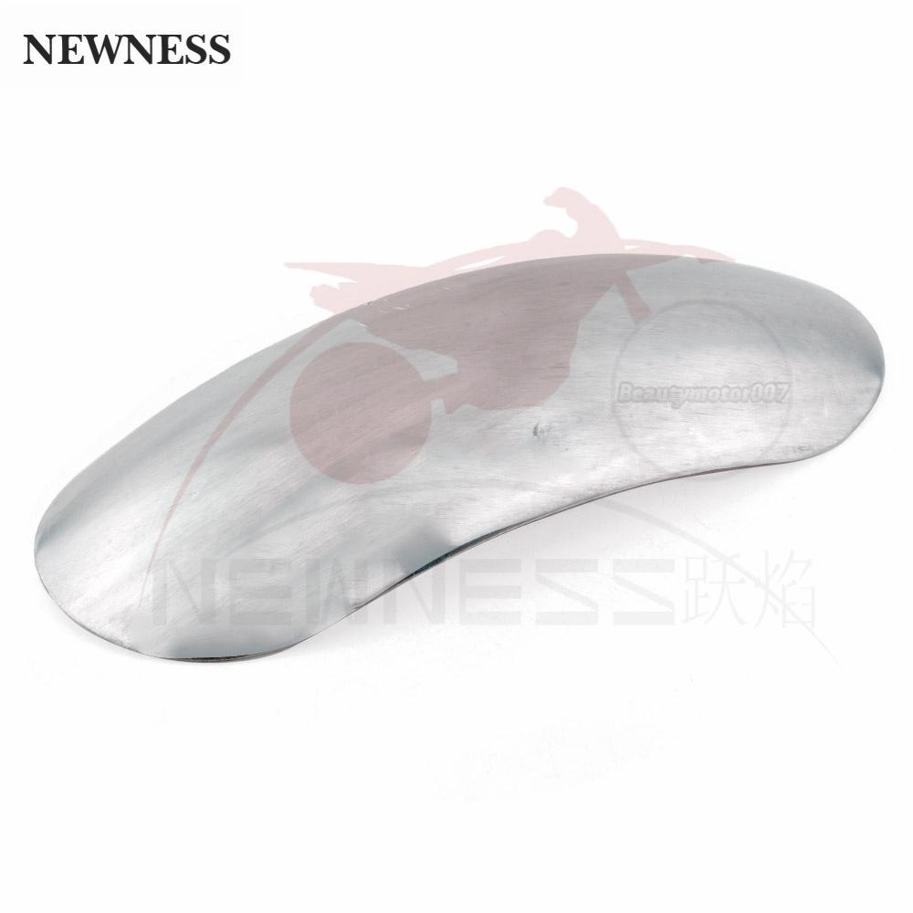 Parafango Anteriore Corto Universale in Alluminio Non Verniciato per Moto Mudguard Fender Mud Guard Personalizzato Per Harley Touring Chopper Bobber