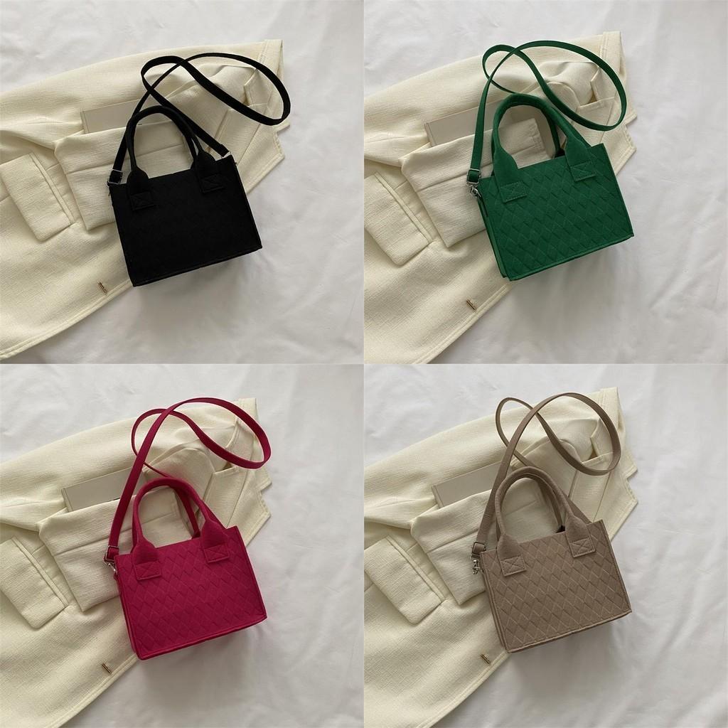 Fashionable Felt Handbag 2023 Spring Modern Women's Casual Crossbody Bag