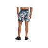 Under Armour Train Anywhere Printed Elastic Waist Mid-Rise Sports Shorts Men Shorts Gray 1379145-465