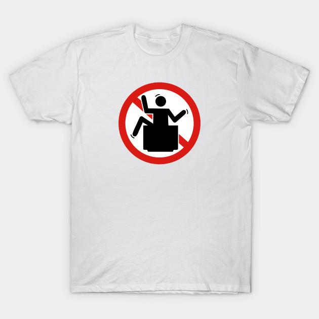 

Men Black Print T-shirt Remain Seated - Studio Version No-Cut Transfer Paper Print Cotton Tshirt 3XL білий