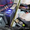 Buy It Move Canvas Console Box with Wireless USB PU Custom for Toyota and LA860S Charging, Compatible, Multi-Function Storage, Interior, Black,