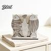 Solid Wood Paper Style Dispenser Wooden Holder Napkin Towel Rack Vertical Ocean Square And Holder Ordered Storage for Kitchen
