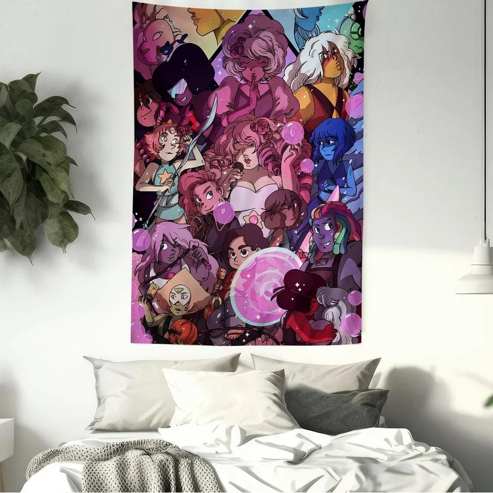 Cartoon Network S-Steven U-Universe Arazzo Stampa Artistica Arte Fantascienza Stanza Arredamento Casa Arte da Parete Decorazione