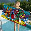 Asciugamano da Bagno Britto Microfibra Morbido Assorbente Traspirante Per Bambina Bambini Decorativo Cartone Animato Asciugamano da Spiaggia