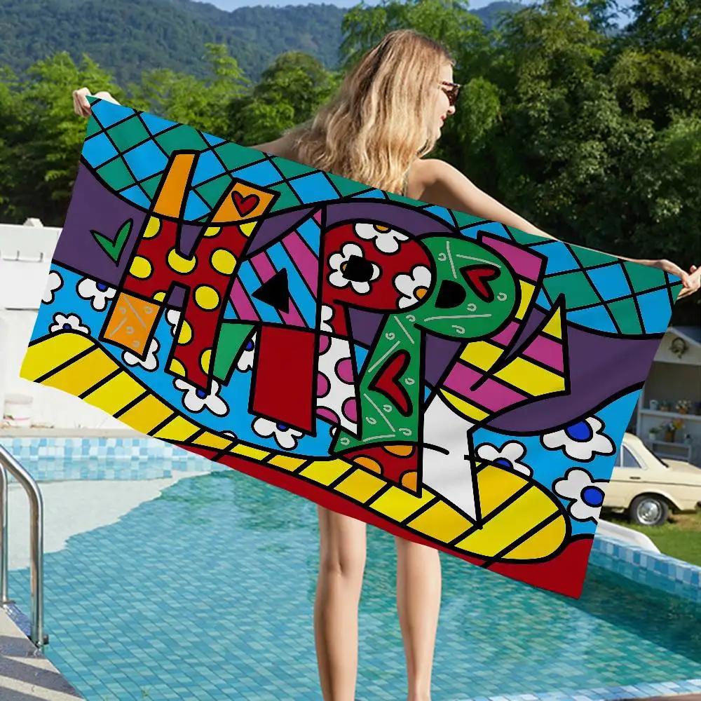 Asciugamano da Bagno Britto Microfibra Morbido Assorbente Traspirante Per Bambina Bambini Decorativo Cartone Animato Asciugamano da Spiaggia