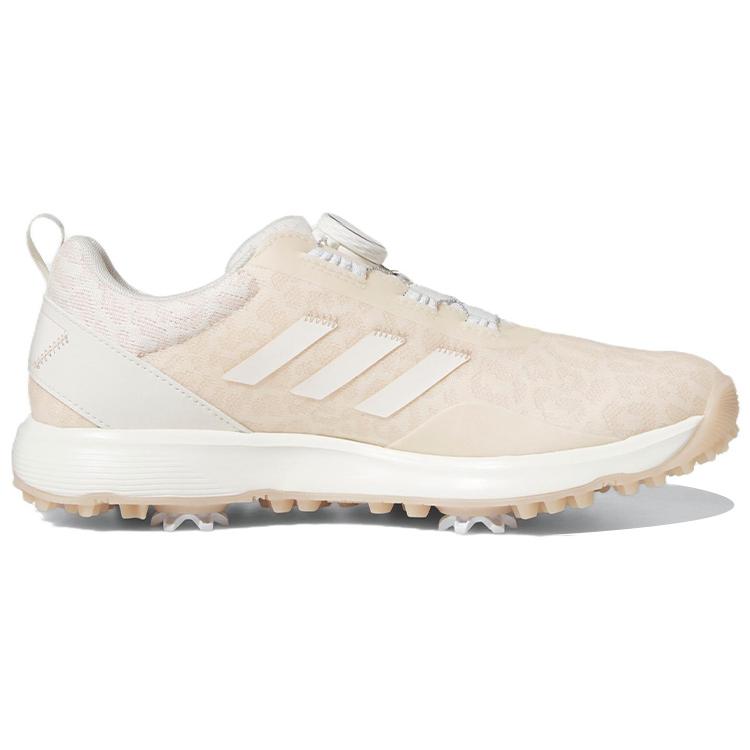 New Adidas S2G Boa Spiked Golf Shoes 'Chalk White Wonder Quartz' Women's GV9435