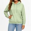 Casual Solid Color Hooded Sweatshirt with Pockets Long Sleeve Pullover Top for Women and Men Adult Fashion