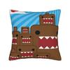 Domo Kun Pillowcase Merchandise Printing Cushion Cover Decorative  Pillow Case Cover Living Room Multi Size