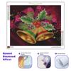 Diamond Painting Christmas Bell Pendant Full Round Diamond Embroidery Cartoon Mosaic Rhinestone Kit Decor For Home 30x40cm/12x16inch