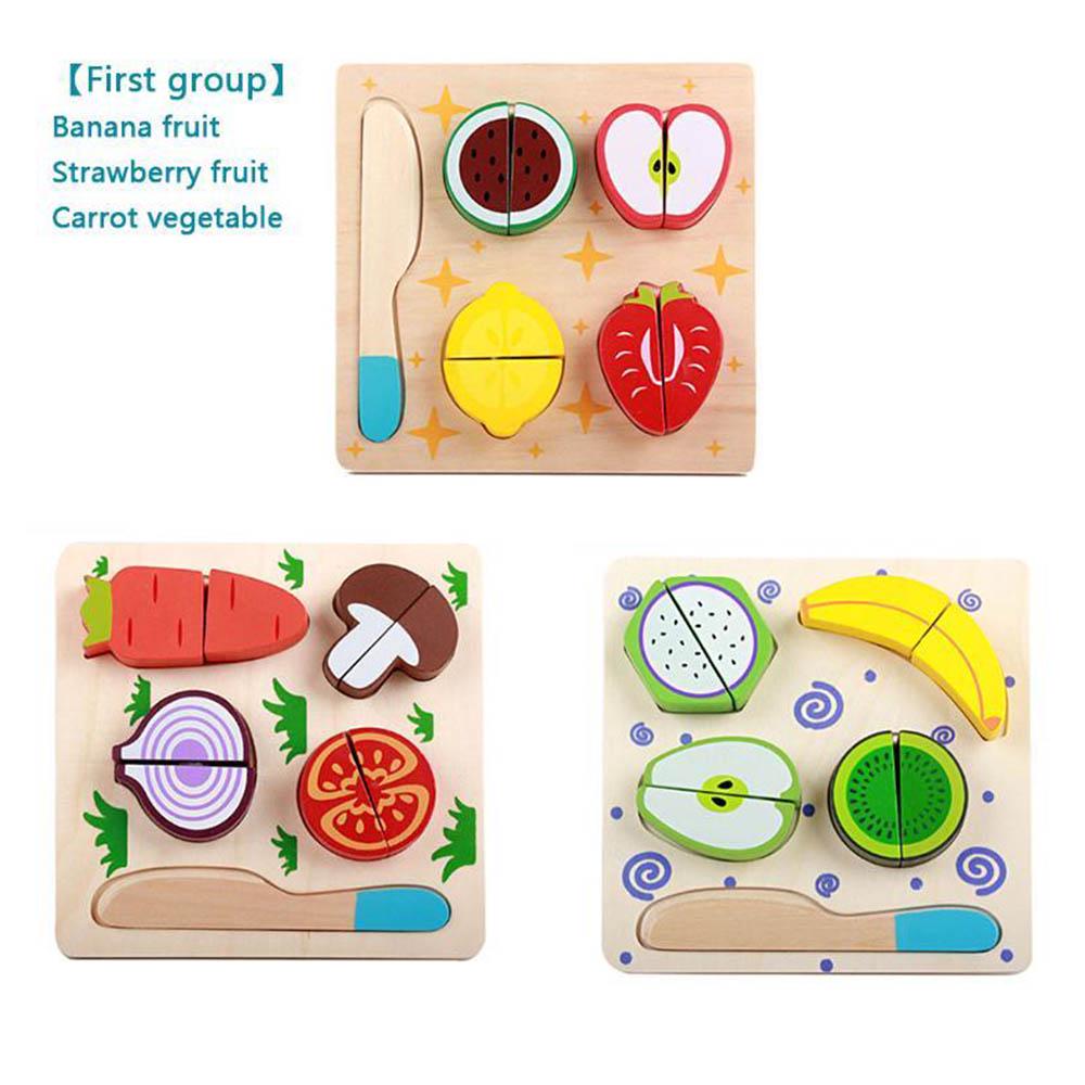 Flaches Obst- und Gemüsespielzeug für Kinder