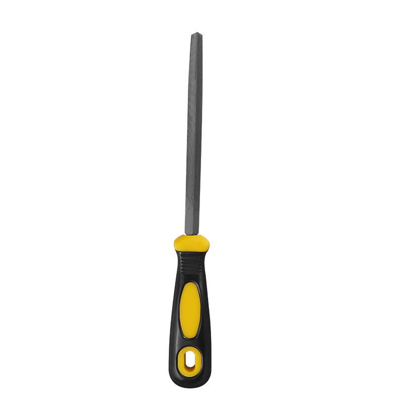 Multi-Spec Metal & Woodworking File Set: Round, Flat, Triangular, Half-Round Files with Handle