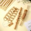 Herramientas de Masaje de Maderoterapia Manuales Accesorios Gua Sha Rodillo Masajeador Anticelulítico Cubo de Madera Masajeador Para Liberación Corporal