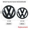 For VOLKSWAGEN VW Car Front Grill Badges Rear Trunk Emblem Lid Covers Logo Sticker For VW Volkswagen Golf 6 Golf6 MK6 GTI