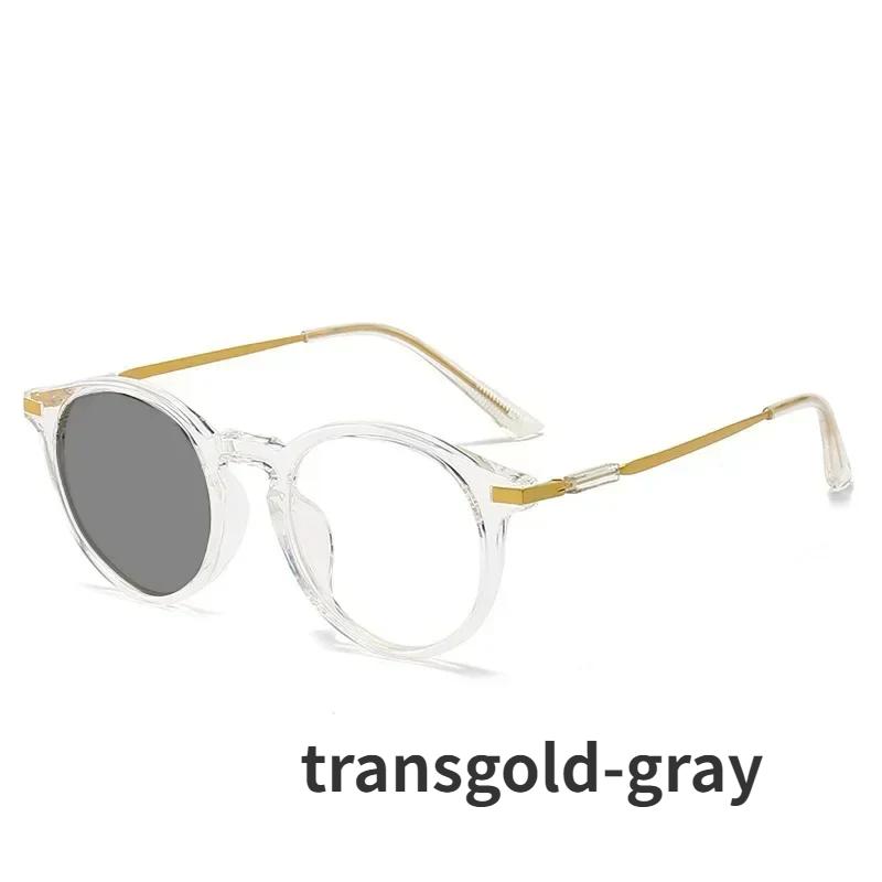 

Разноцветные модные очки для чтения с защитой от синего света, круглый металлический каркас, ретро классические HD очки для дальнозоркости, женские и мужские очки +3.0