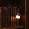 Indoor Accent Lighting for Nooks Ghost Bookshelf Light, Decorative Retro Lantern Library Decor, Warm LED Chandelier Style Lamp Reading Book