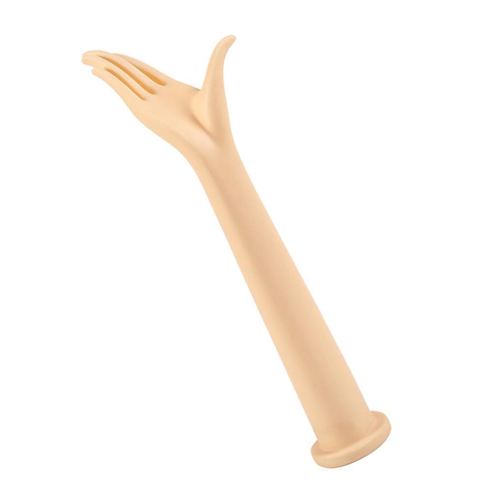 Fashionable Sturdy PVC Woman Hand Model Portable Accessory for Necklace and Bracelet Exhibition Jewelry Organization