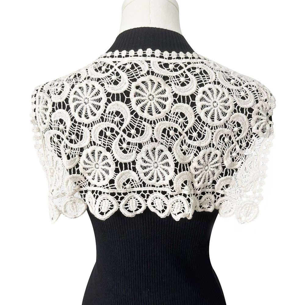 Solid Color Blouse Shoulders Summer Fake Collar Fashion Female Scarf