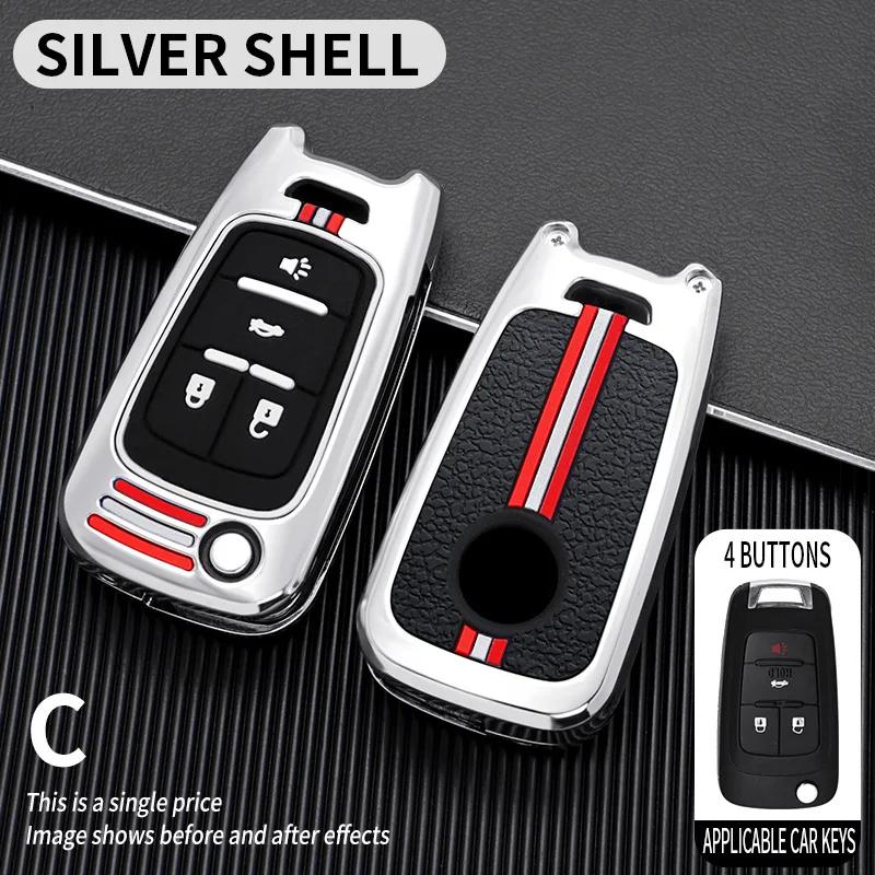 for Buick /Opel Vauxhall Insignia Astra J Mokka Zafira GL8 for Chevrolet Cruze Malibu Aveo Lova for Car Key Cover Fob Case Shell