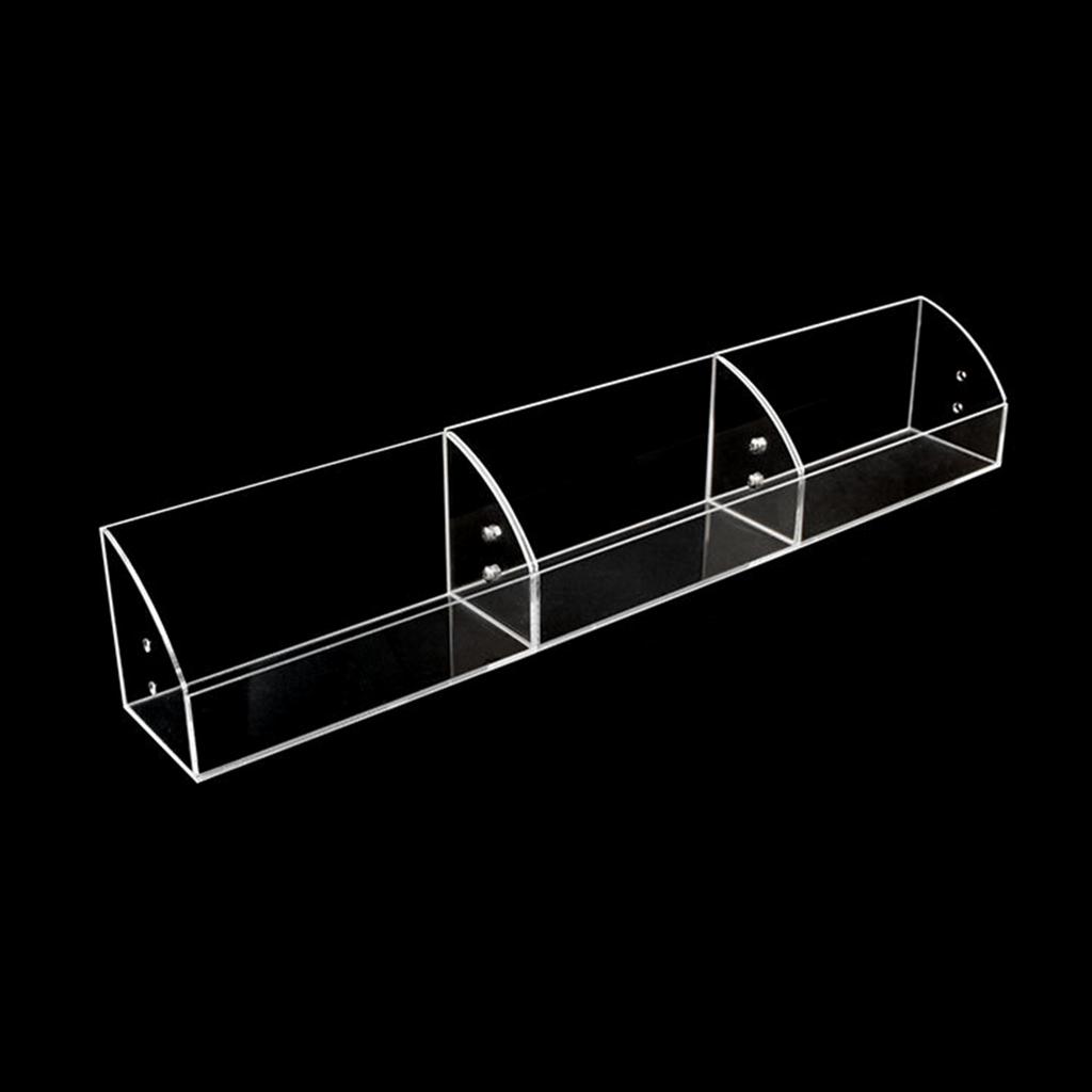 Clear Display Risers Stand with Dividers 1 2 3 Tiers Acrylic Display Shelf