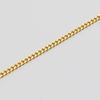 18k gold necklace Kihei chain cut 50cm K18 engraved 2-sided 3.8g
