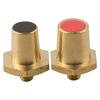 2pcs M6 Battery Terminal Adapter for Lithium Car Batteries Brass Construction for Optimal Conductivity and Durability