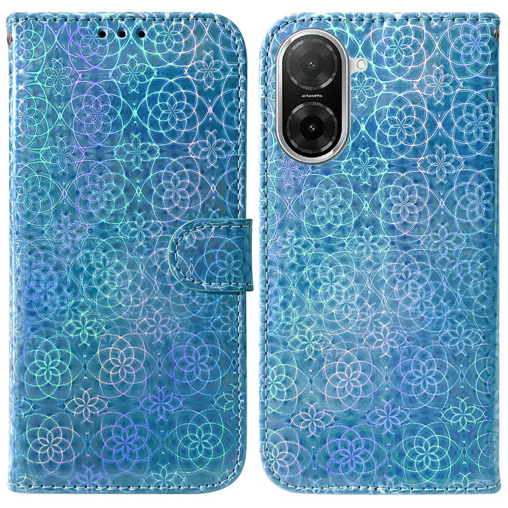 For Xiaomi Redmi A5 NFC (173.45mm) Stand Case Dazzling Flower Leather Phone Cover