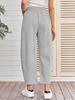 2025 European & American Women's Summer Sports Drawstring Nine-Point Sweatpants