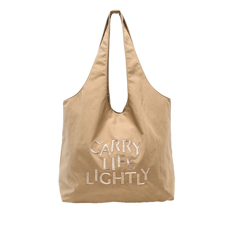 

Pomiimo Takeall Nylon Commuter School Large Capacity Lightweight Waterproof Cloth Bag Tote Bag Shoulder Bag