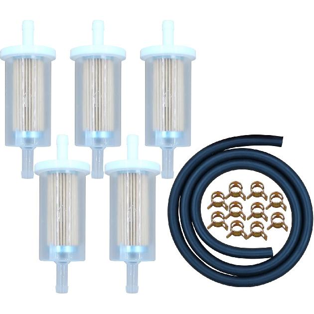 695666 Fuel Filter 1/4" for Briggs & Stratton 845125 691035 493629 JohnDeer D100 D105 D110 D120 D125 D130 D140 D150 D155 D160 D170 L105 L108 L111