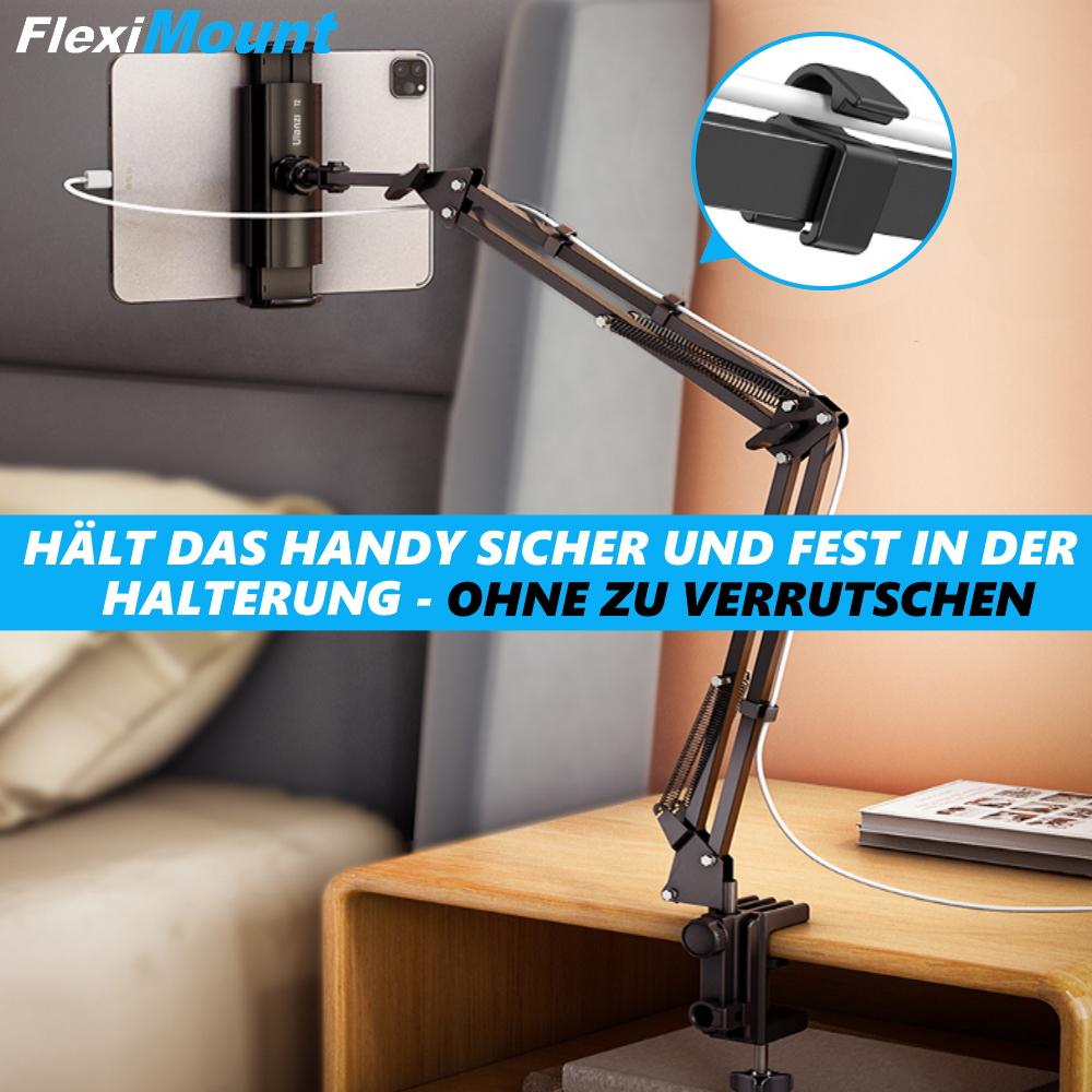FlexiMount Universal Smartphone Tablet Tischhalter Handy Mikrofon Halterung 360°
