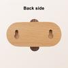 Wood Wall Hook Natural Wooden Wall Mounted Coat Hanger Rustic Heavy Duty Entryway Hat Hook for Hanging Purse Towels Clothes Backpack