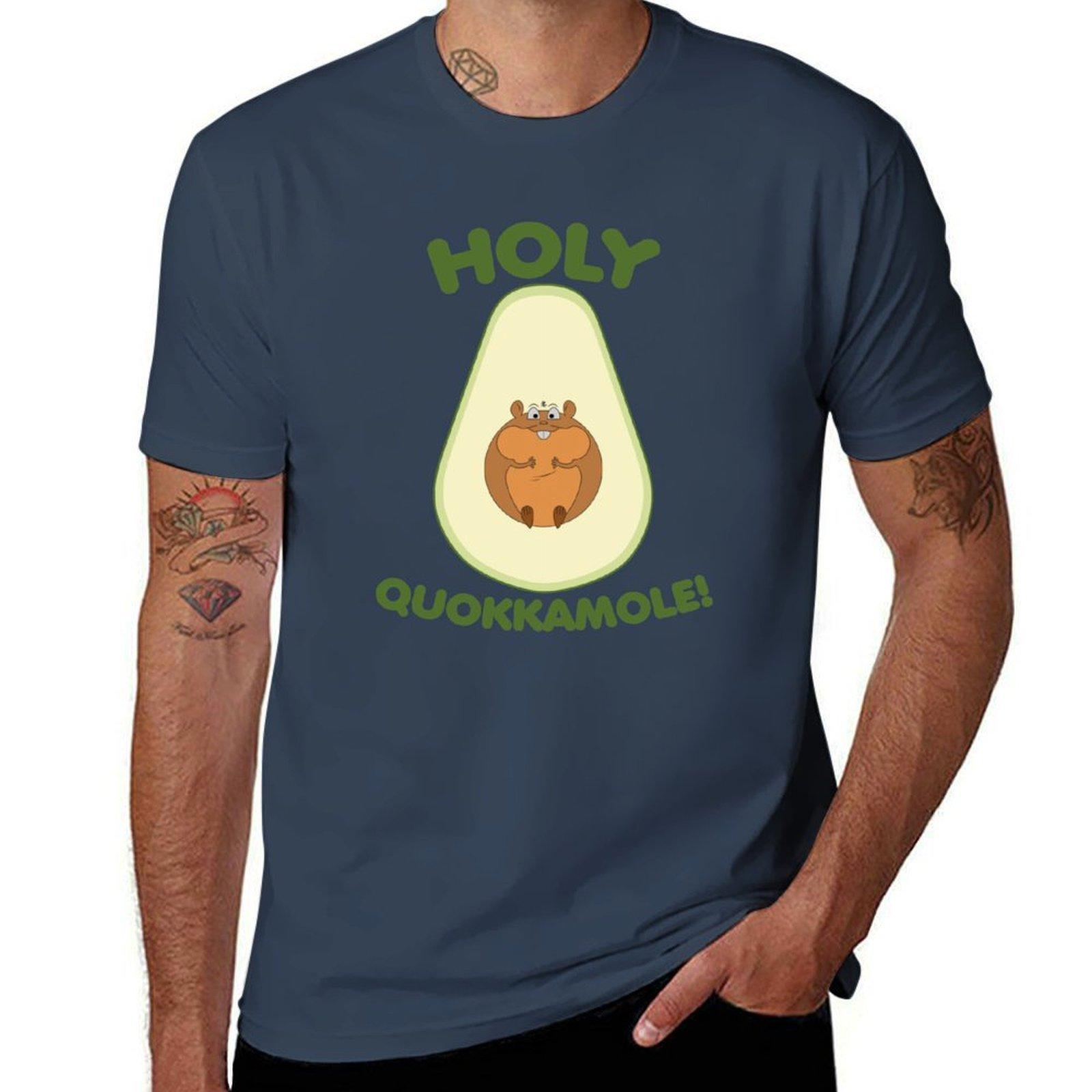 Holy Quokkamole  Kawaii Quokkas lovers TShirt t shirt man casual t shirt man plain TShirt S