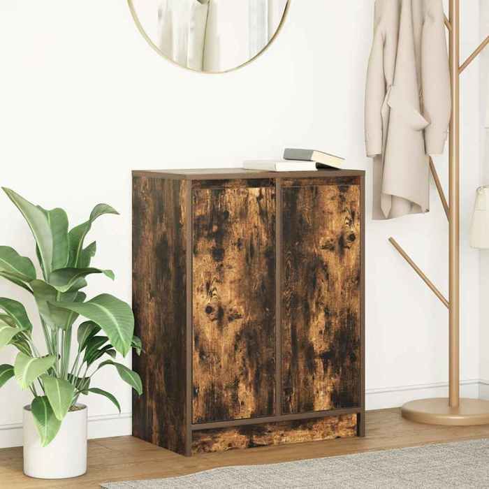 VidaXL Buffet Smoked Oak 57x34x76 Cm Engineered Wood, Storage Cabinet, Kitchen Storage Cabinet, Furniture of 861620