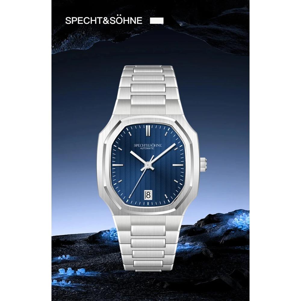 New Arrivals Specht&Sohne Watch 37MM Automatic Watches For Men Japan 8215 Movt Sapphire Crystal Stainless Steel 50M Waterproof