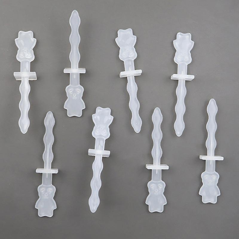 

6 шт. многоразовых палочек для мороженого, силиконовые палочки для мороженого, палочки для леденцов, леденцы, формы для шариков льда 6Pcs