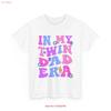 In My Twin Dad Era T Shirt Fun Groovy Cool Design For Dads Of Twins Vintage Breathable Streetwear Fashion Versatile