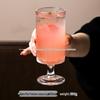 Elegant Glass Cylinder Cup for Juice, Cocktails, Tea & Cold Drinks