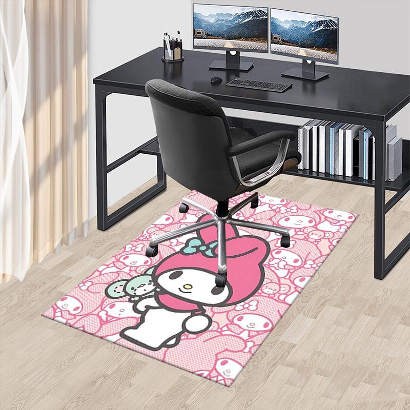 

My Melody Anime Cartoon Design Chair Mat - Non-Slip Carpet for Office, Home Decor, Living Room, Bedroom, Gaming Room, and Dormitory.E097 60cm by 90cm